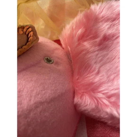 Disney Mouse Ears Princess Hat with Veil Fluffy Ears SNAP ON - Picture 5 of 11